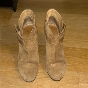 RAG & BONE Suede Caramel Booties